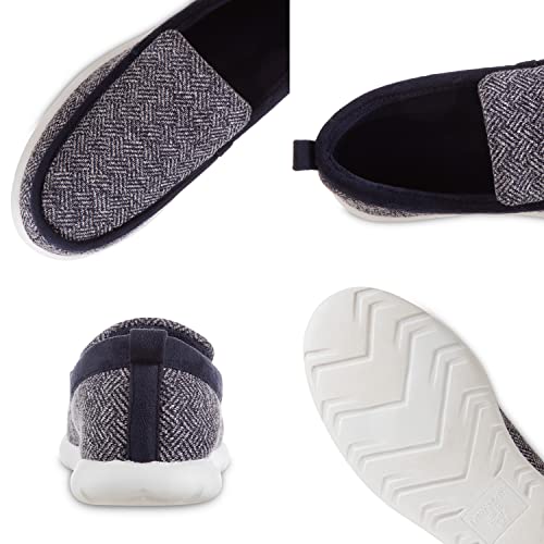 Image of isotoner Zenz Men's Sport Knit Moccasin, Slip-on Shoe