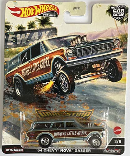 Hot Wheels Car Culture 2022 Dragstrip Demons 1:64 Pack 5 miniatura 5