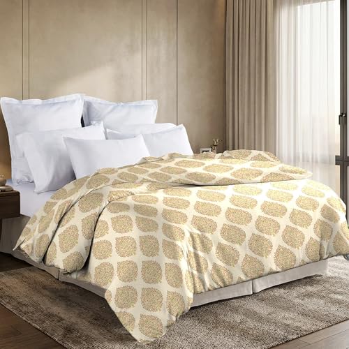 Image of MYTRIDENT Soft Comfort Comforter, 100% Cotton 200 GSM Comforter, King Size Comforter - Soft Paisley