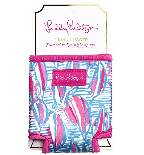 Lilly Pulitzer Red Right Return Drink Hugger, Multicolor