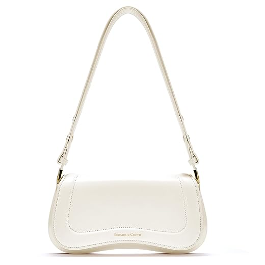 Romantic Crown Bolsa de Ombro Pequenas Feminina,Mini Bolsas Sacola Tiracolo Moderna de Couro Impermeável,Shoulder Handbag Presente Trabalho Casual Festa