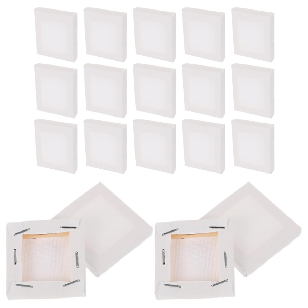 Mini lienzos de pintura de algodón para decorar estanterías de casa