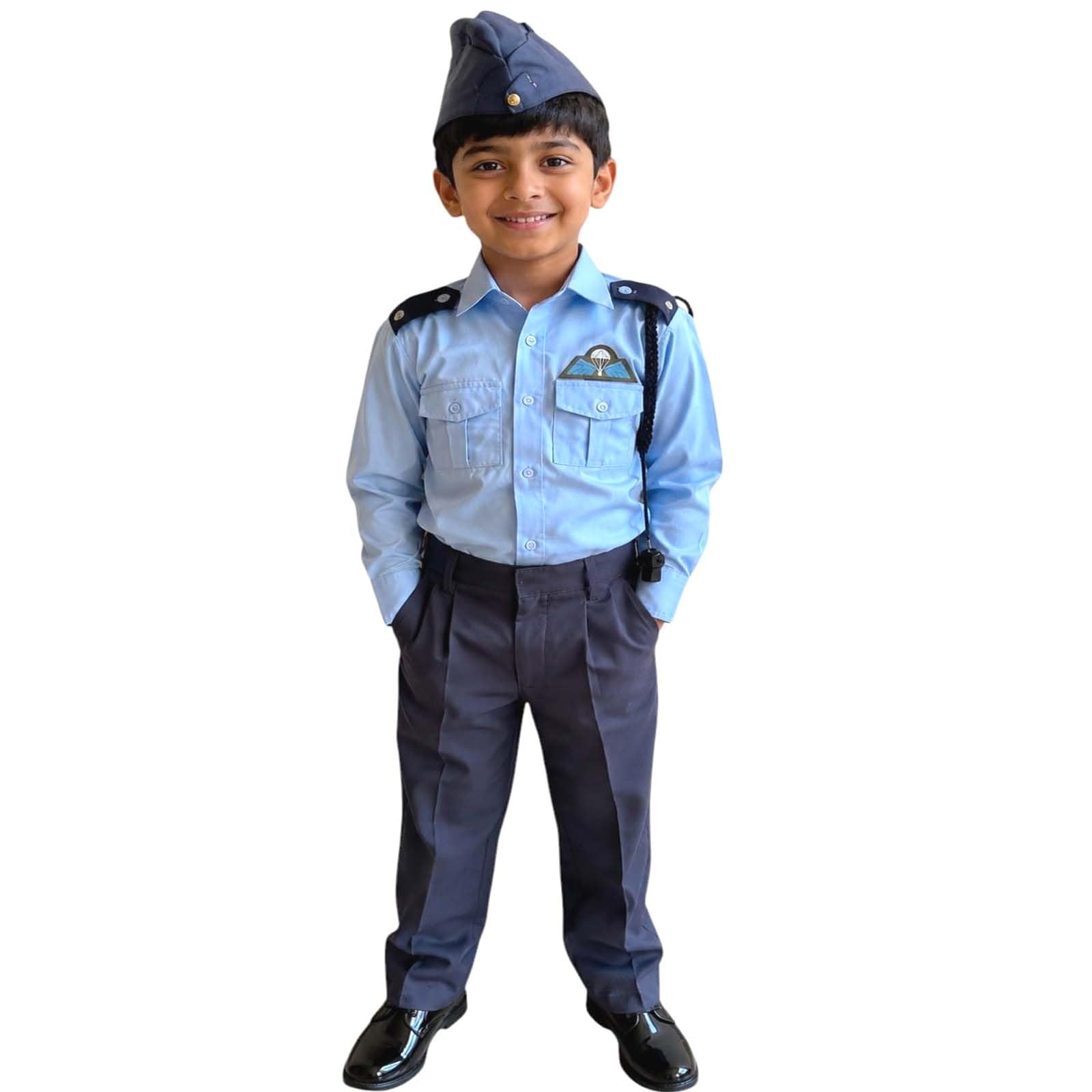 Indian air force dress for kids | pilot fancy dress helper costume for kids-image-16