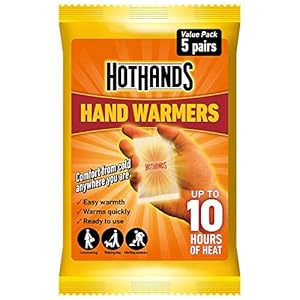 HOTHANDS Unisex’s 372-3970 Hand Warmers, Clear, 5 Pairs