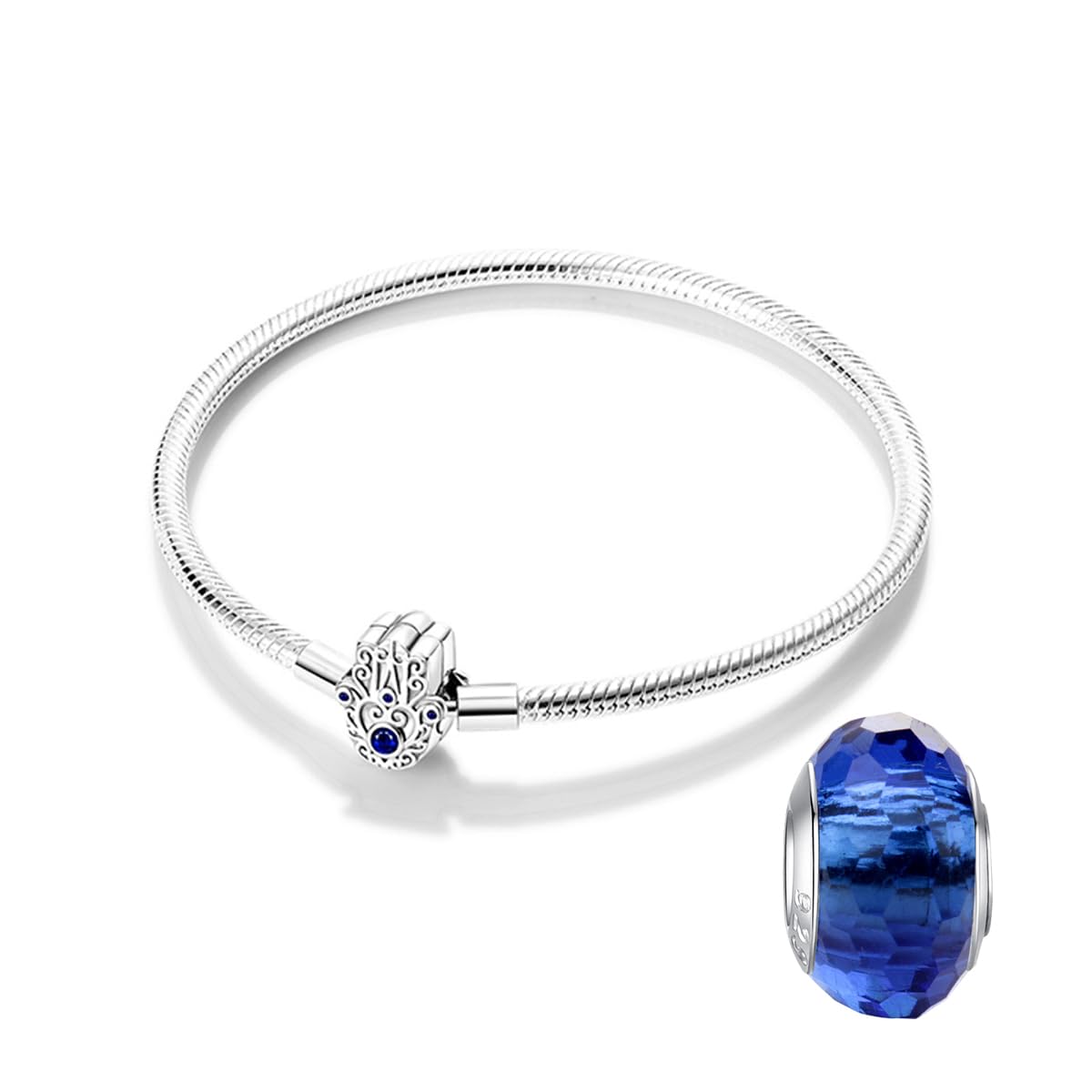 LNQOBU 925 Sterling Zilver Charms Bedel voor Pandora Charme