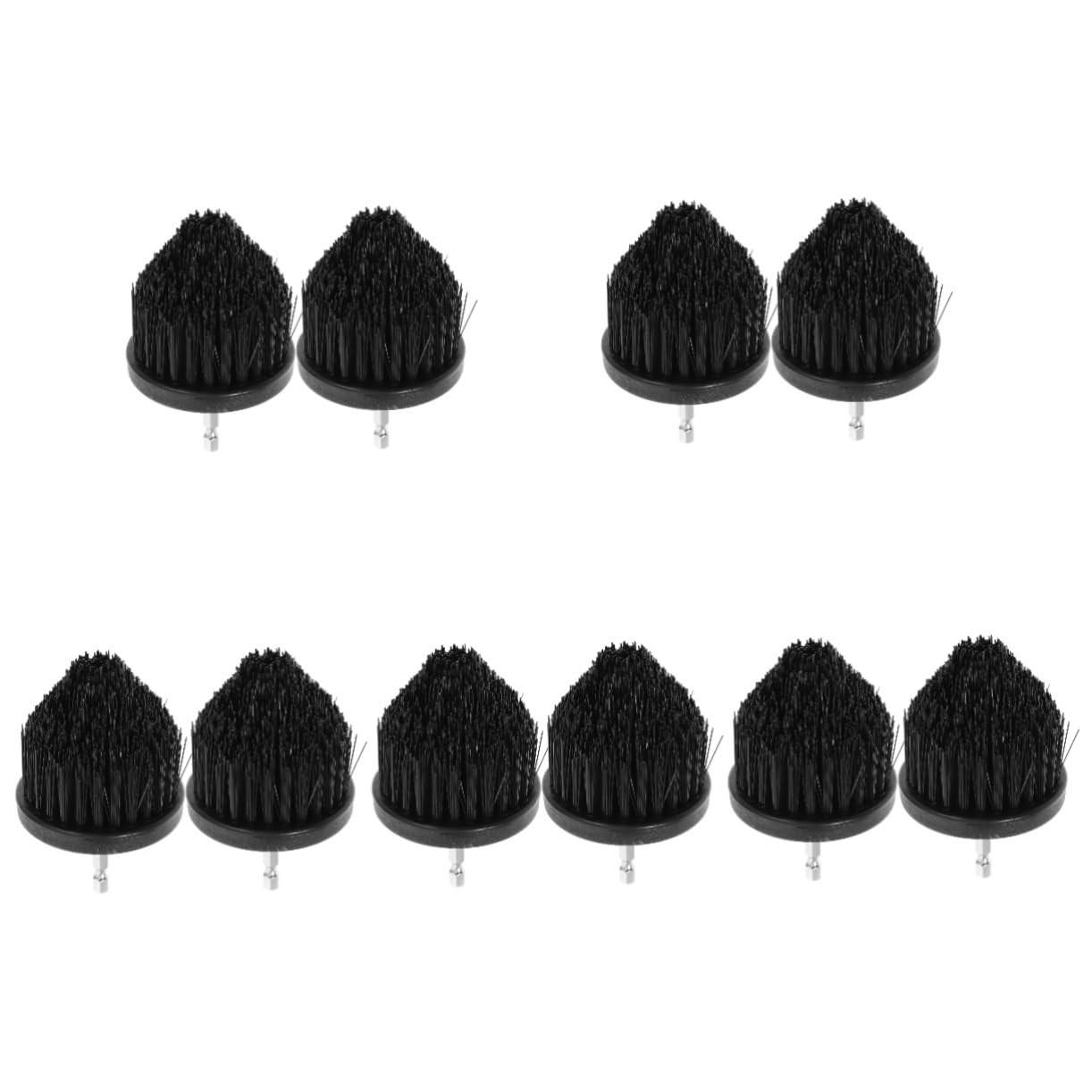 MAGICLULU 10 Piezas Cabeza De Cepillo De Taladro Eléctrico Cepillos para Rascar Accesorio De o De Taladro o De Fregado Eléctrico o para Accesorio De Acero
