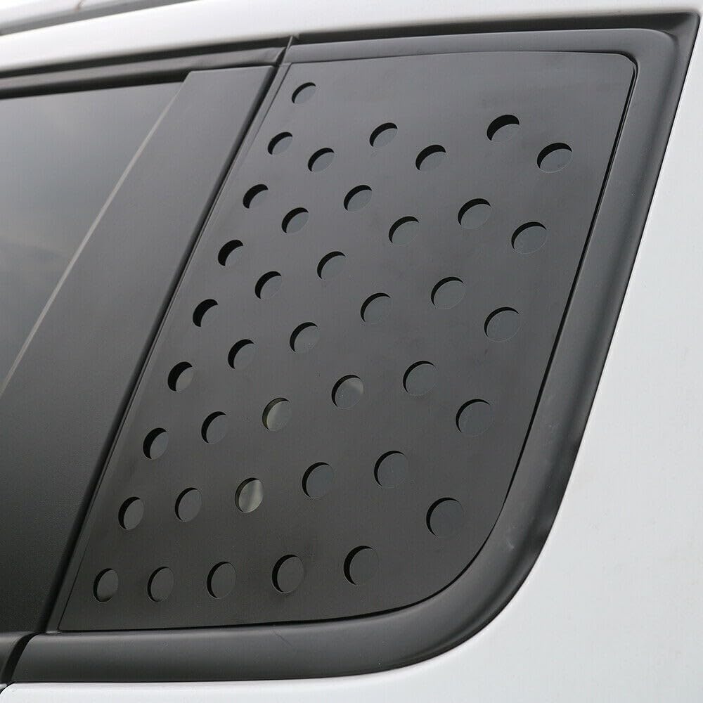 Front Rear Window Triangle Glass Trim Panel Metal Cover 4 Pieces/Set for Jeep for Renegade 2016-2020 Black FRWTGTPMCFJR2, Adaptive Query