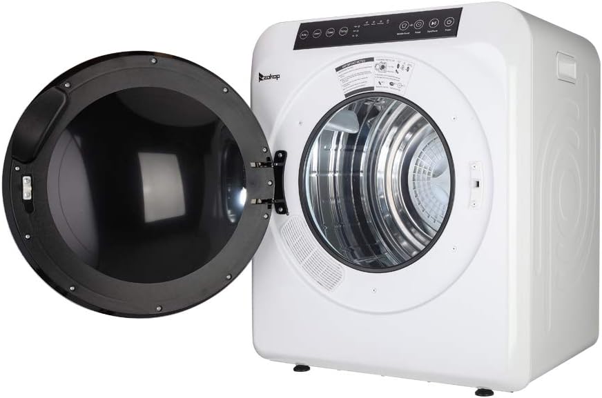 Winado Compact Laundry Dryer with door open