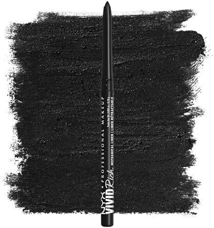 Amazon.com : NYX PROFESSIONAL MAKEUP Mechanical Eye Pencil,Vivid Rich Mechanical, Creamy Retractable Eyeliner - Always Onyx, Black Eyeliner : Eye Liners