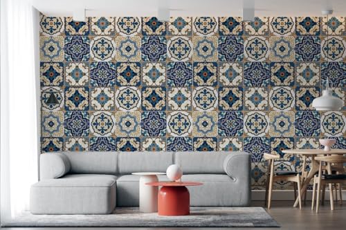 Image of Barebeauty 60 x 200 cm Kitchen Wallpaper, Self Adhesive Oil Proof Waterproof Wall Sticker for Kitchen, Anti-Mold Heat Resistant Backsplash Wall Covering (Pack of 2, 25.84 Sq. Ft. Approx)