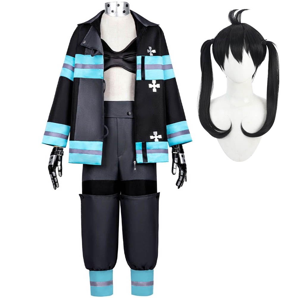 Shinra Kusakabe Cosplay Costume Tamaki Kotatsu Cosplay Fireman Uniform โ image 1