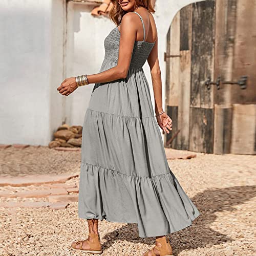 Vestidos femininos sem mangas, sem mangas, sem alças, vestidos de verão para mulheres, vestidos long