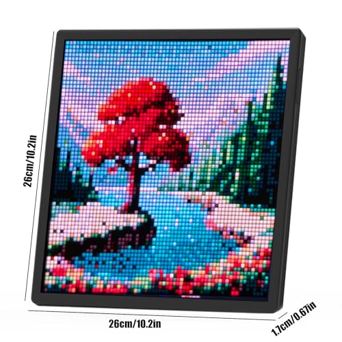 Affichage d'art de pixel programmable LED 64x64 avec contrôle d'application et modèle de texte - 2