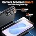 SPIDERCASE Designed for Samsung Galaxy S25 FE Case,[10 FT Military Grade Drop Protection],2 Pack [Tempered Glass Screen Protector+Camera Lens Protector] Heavy Duty Shockproof Case,Black