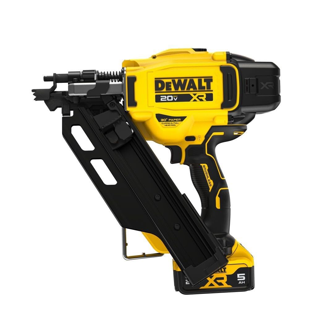 DEWALT 20V 30 Degree Cordless Framing Nailer Kit