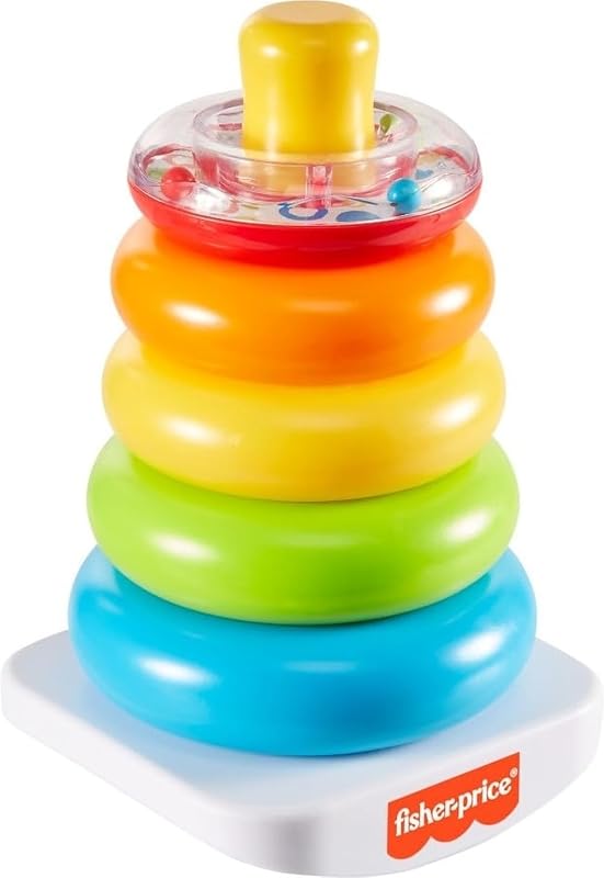 Juguete apilable para bebé Rock-a-Stack de Fisher-Price