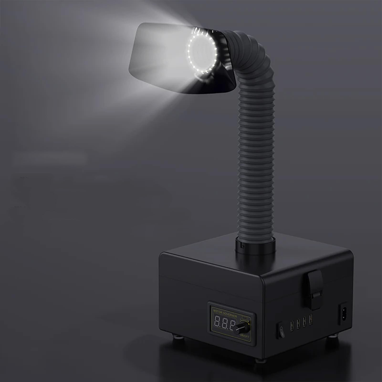 Extractor de Humo de Soldadura 150 W, de Filtración de 3 pasos, 7000 RPM Extractor de Humo de Hierro Eléctrico, Filtro de Extracción de Humo para Montar Yo mismo, 110 a