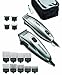 Andis 23965 Professional PivotPro And SpeedMaster Hair Clipper and Beard Trimmer PivotMotor Set, Silver