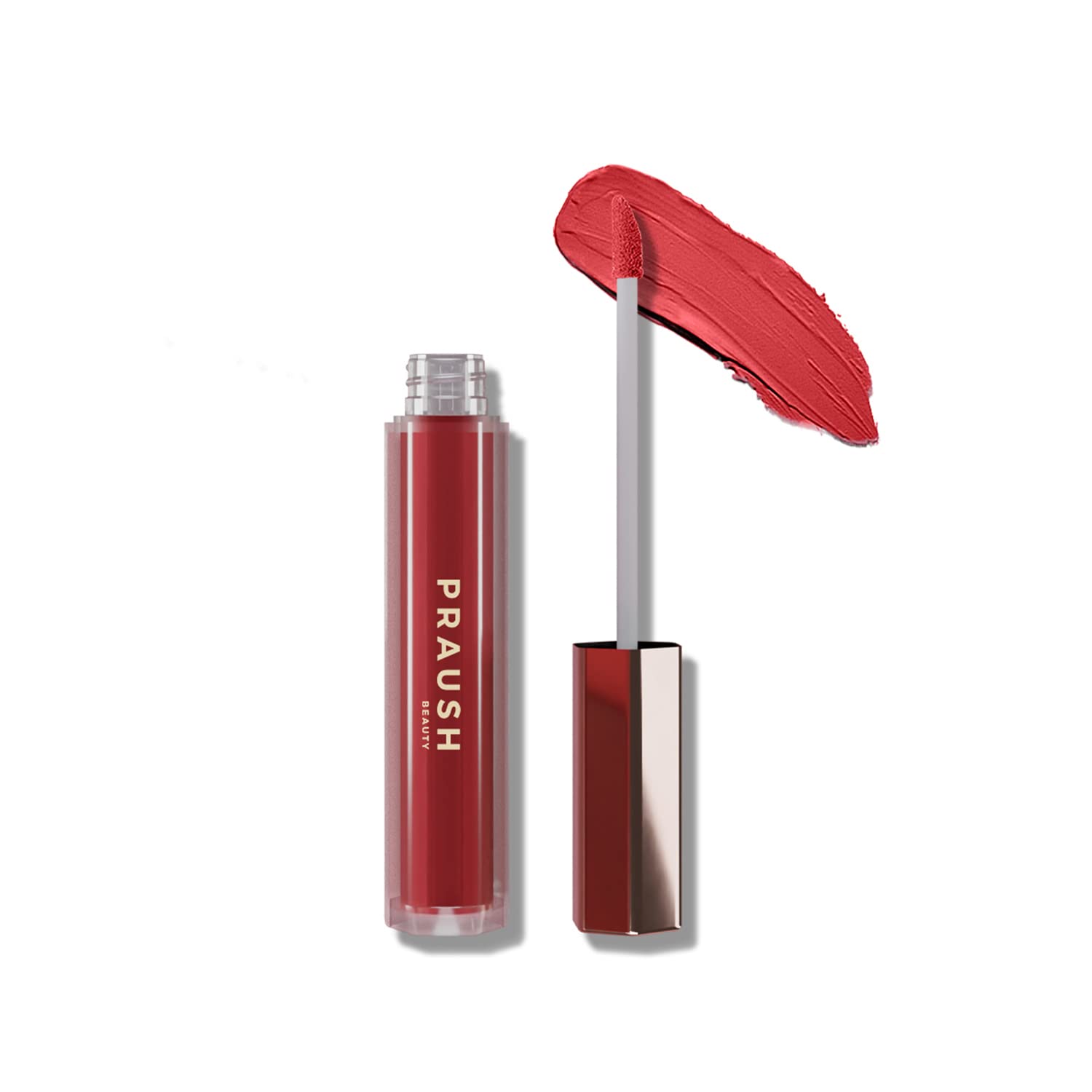 PRAUSH (Formerly Plume) Luxe Matte Liquid Lipstick Super Hydrating and Long Lasting, Flirtist-picture-50