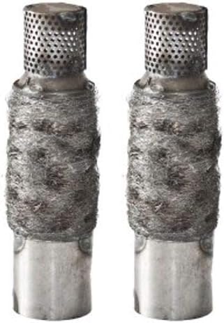 Quiet Baffle Set for Freedom Performance 4inch Exhaust systems - Chrome / 4 inches - 4 inches
