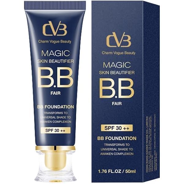 Image of CVB C65 Magic Skin Beautifier BB Fair Cream for Complexion Enhancer, Matte BB Foundation for Face Make-up, Skin Hydration with SPF 30 ++ (03 Natural Beige)