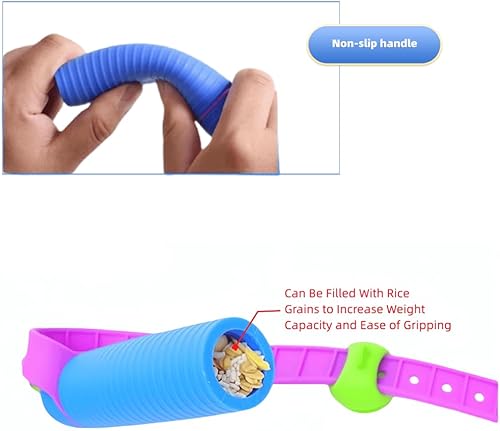 Miniatura 7 de Juego de cucharas y tenedores flexibles adaptables para zurdos y diestros, para temblores de manos y debilidad muscular, artritis, accidente