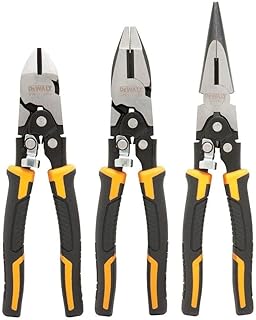 DEWALT Conjunto de alicates, ação composta, pacote com 3 (DWHT70485)