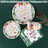 Zoom IMG-2 kaheign 100 pezzi stoviglie di Zoom IMG-2 kaheign 100 pezzi stoviglie di