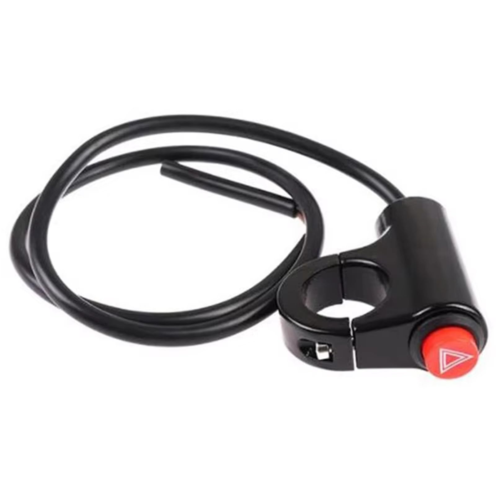 Interrupteur Clignotant Moto Bouton Commutation Des Feux Détresse Double Avertissement Pour Scooter Véhicule Électrique Lampe Signalisation D'urgence Contacteur d'Allumage(A1)