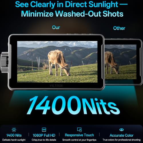 Image of VILTROX DC-550 Pro II 5.5 inch 1400Nits 4K@60Hz HDMI 2.0 Camera Field Monitor