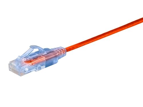 Vista 52 de Monoprice SlimRun Cat6A - Cable de conexión de red Ethernet, Blanco