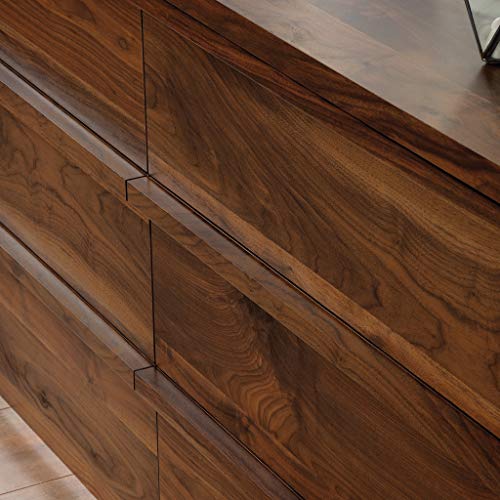 Sauder Harvey Park 6 Drawer Dresser for Bedroom Wooden Dressers & Chest of Drawers, in Grand Walnut - Image 6