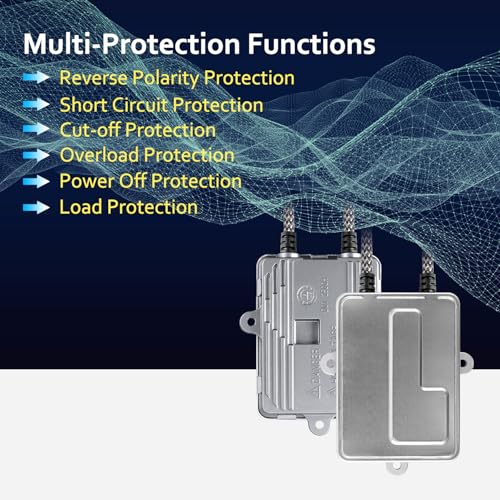 WinPower 35W HID Ballast AC Xenon Bulb Driver for Hid Conversion Kit H1 H3 H4 H7 H8 H9 H11 HIR2 HB3 HB4 H15 H13 etc., 2 Pieces - Image 3