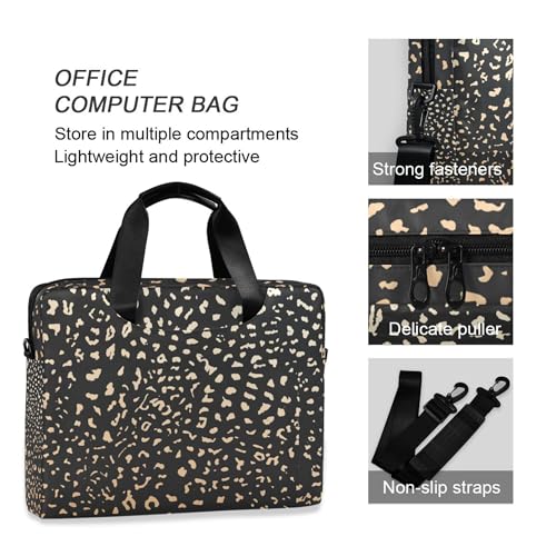 Maletín para portátil estampado leopardo 13-15.6" miniatura 5