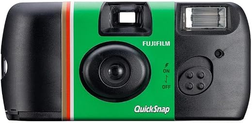 Fujifilm Quicksnap Flash One-Time-Use Disposable Camera (27 Exposures)