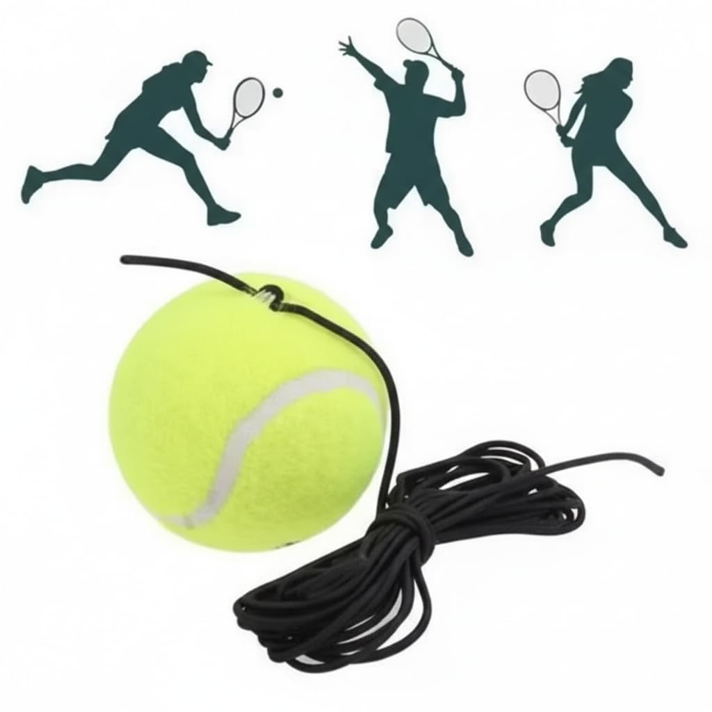Cricket Tennis Hanging Ball for Kids & Adults – Convenient Rope Ball for Indoor/Outdoor Batting Practice & Skill Development-image-23