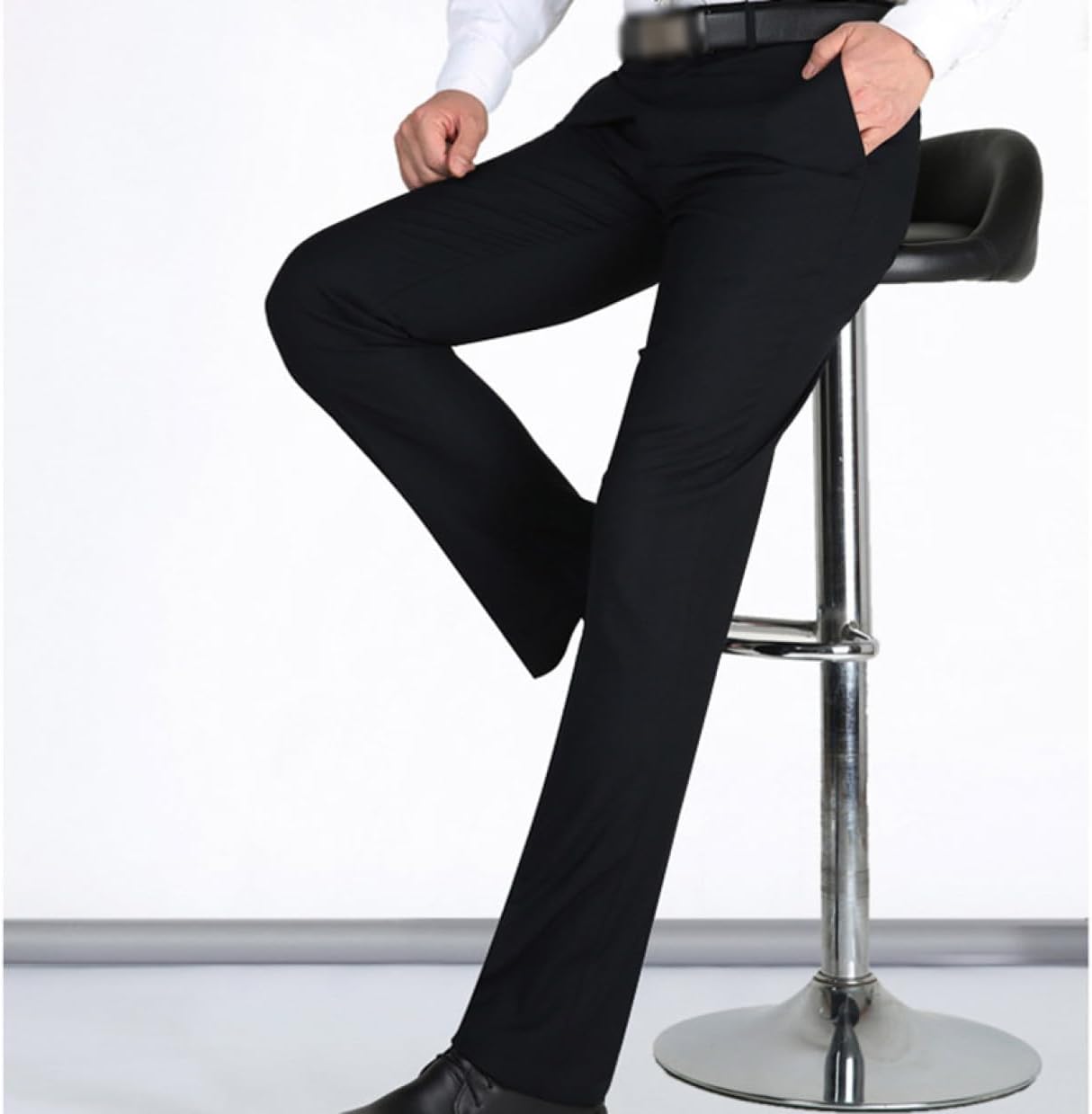 [lsjdln] スラックス メンズ ノータック ビジネススラックス オフィス ビジネス さらさら 春夏秋 薄手 ウォッシャブル ス