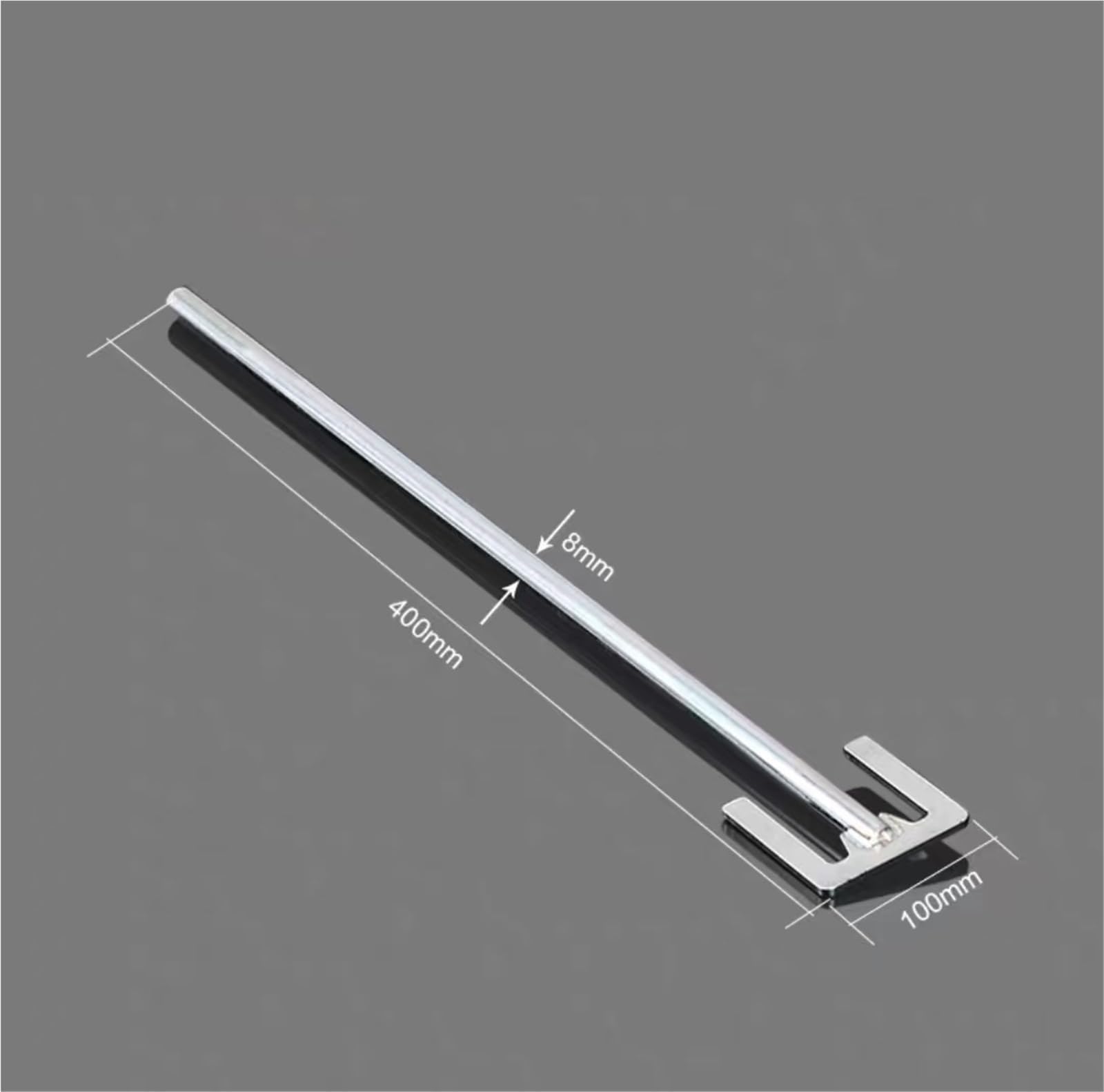 1 szt. Laboratoryjna kotwica dyspersyjna ze stali nierdzewnej 304 z prętem - szerokość ostrza od 40 mm do 110 mm, długość 300-400 mm(100x8x400mm)