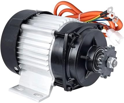 1000W 48V 60V DC Brushless Gear Reduction Motor - Electric Tricycle Mid-Drive Chain Motor, High Power Go Kart Modified Motors for Electric Vehicles48V