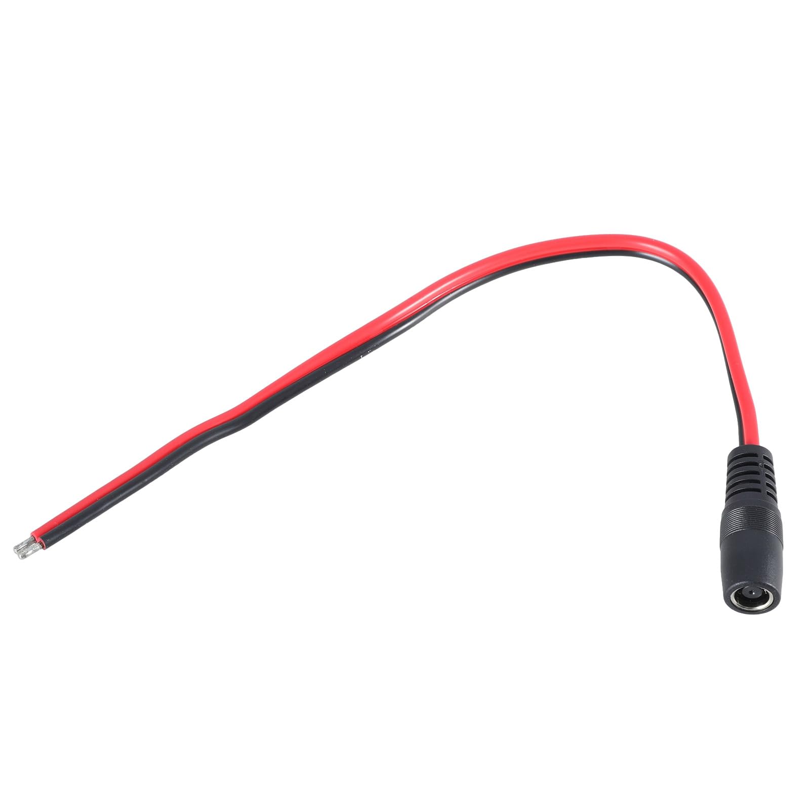 Yazhuq DC7909 Power Cable 8mm Female/Male to Bare Wire Open End 14AWG 7.9x0.9mm Cylinder Adapter Pigtail for Solar Cell