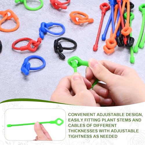Attaches pour plantes multifonctions silicone ficelle de support arbuste vigne - 5