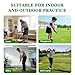 Quewpk Retractable Golf Swing Trainer – Golf Grip Trainer with Arm Band for Right-Handed Golfers, Grip Correction & Swing Click Feedback Training Aid, Indoor & Outdoor Practice, Golf Gifts for Men