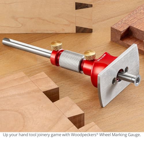 Woodpeckers Wheel Marking Gauge With Micro Adjust, Create Precision Layouts With Ultra-Thin Circular Blade, 2-Position Reference Plate, USA Made - WWMG thumbnail 7