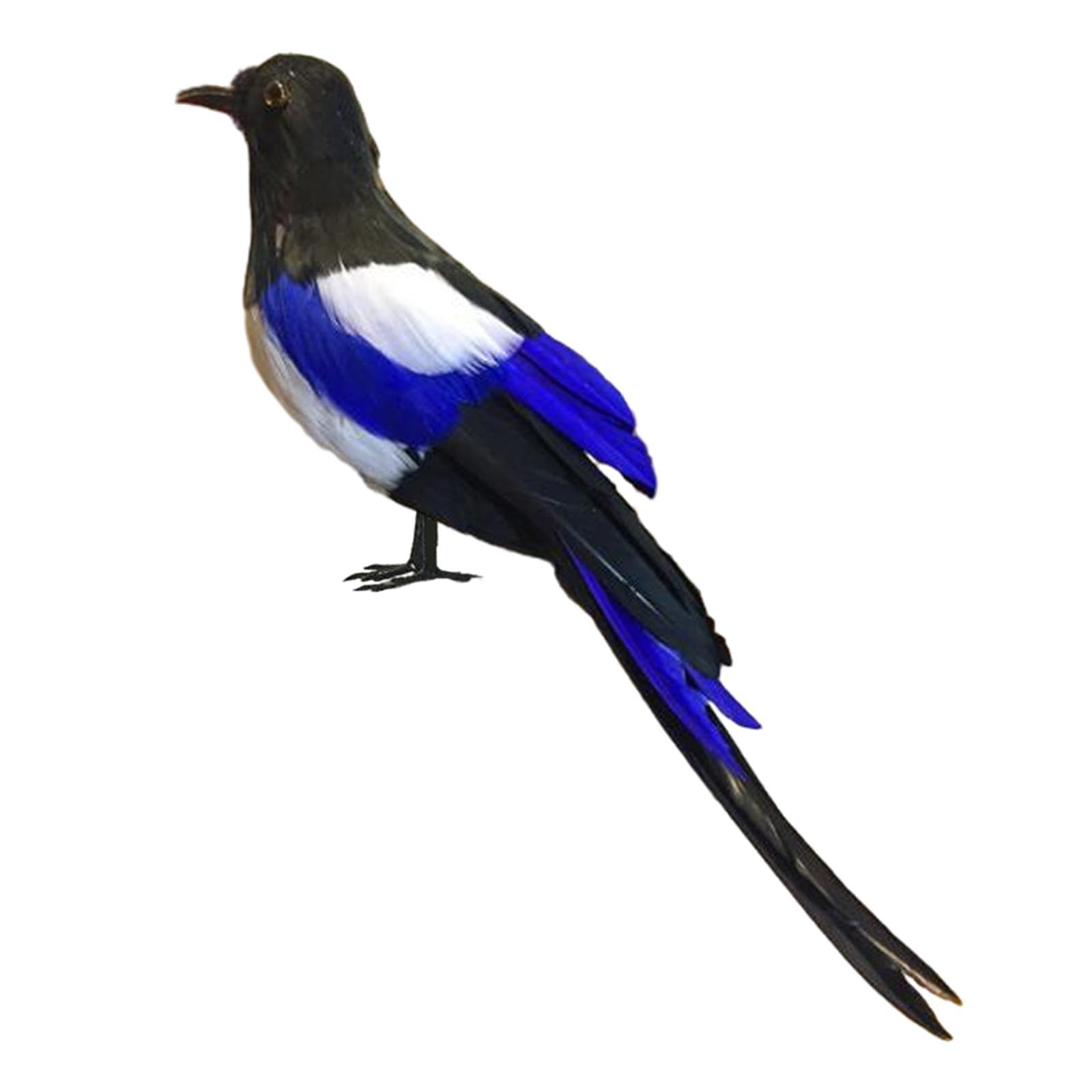 Lifelike Magpie Bird Statue for Home Decor And Photography Prop, 33cm