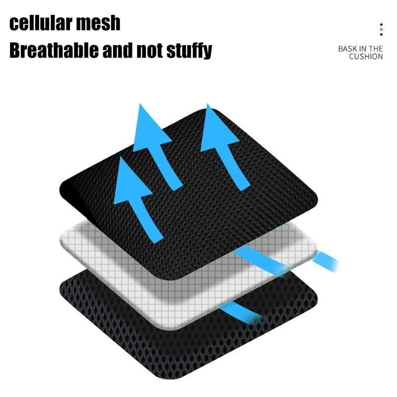 Coussin confortable pour moto housse de siège ventilée pour road-trip