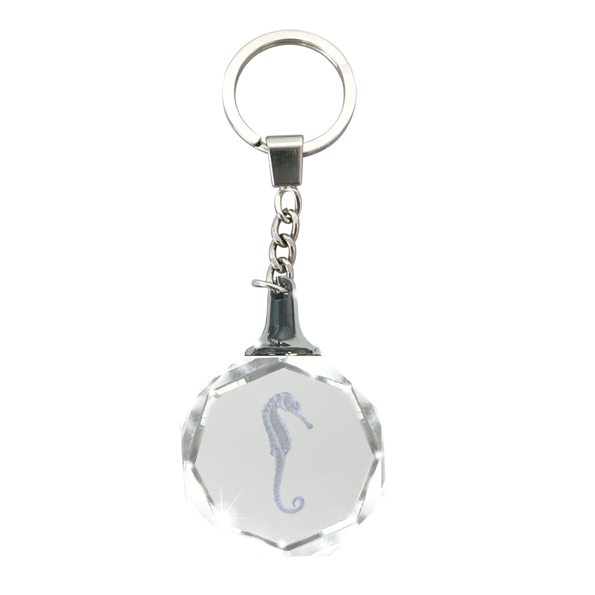 CRYSTAL SILHOUETTES KEYCHAINS from Deluxebase. Glass Crystal Pendant Animal Keyring with Stainless Steel Chain, Unique Purse Charm & Bag Accessory, Novelty Gifts for Women & Men.