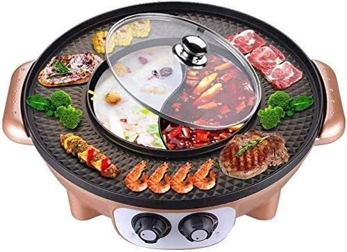 One pot Hot Pot con Parrilla y Fondue eléctrico A2 B2 miniatura 1