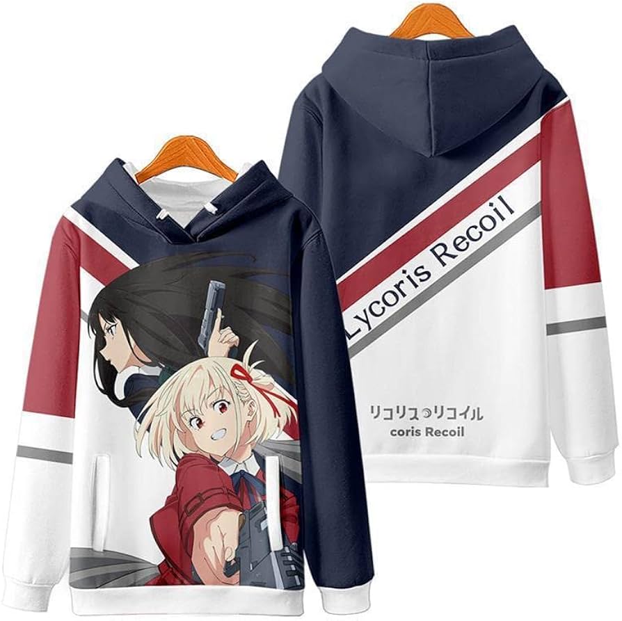 Amazon.co.jp: NABEN リコリス リコイル パーカー スウェット