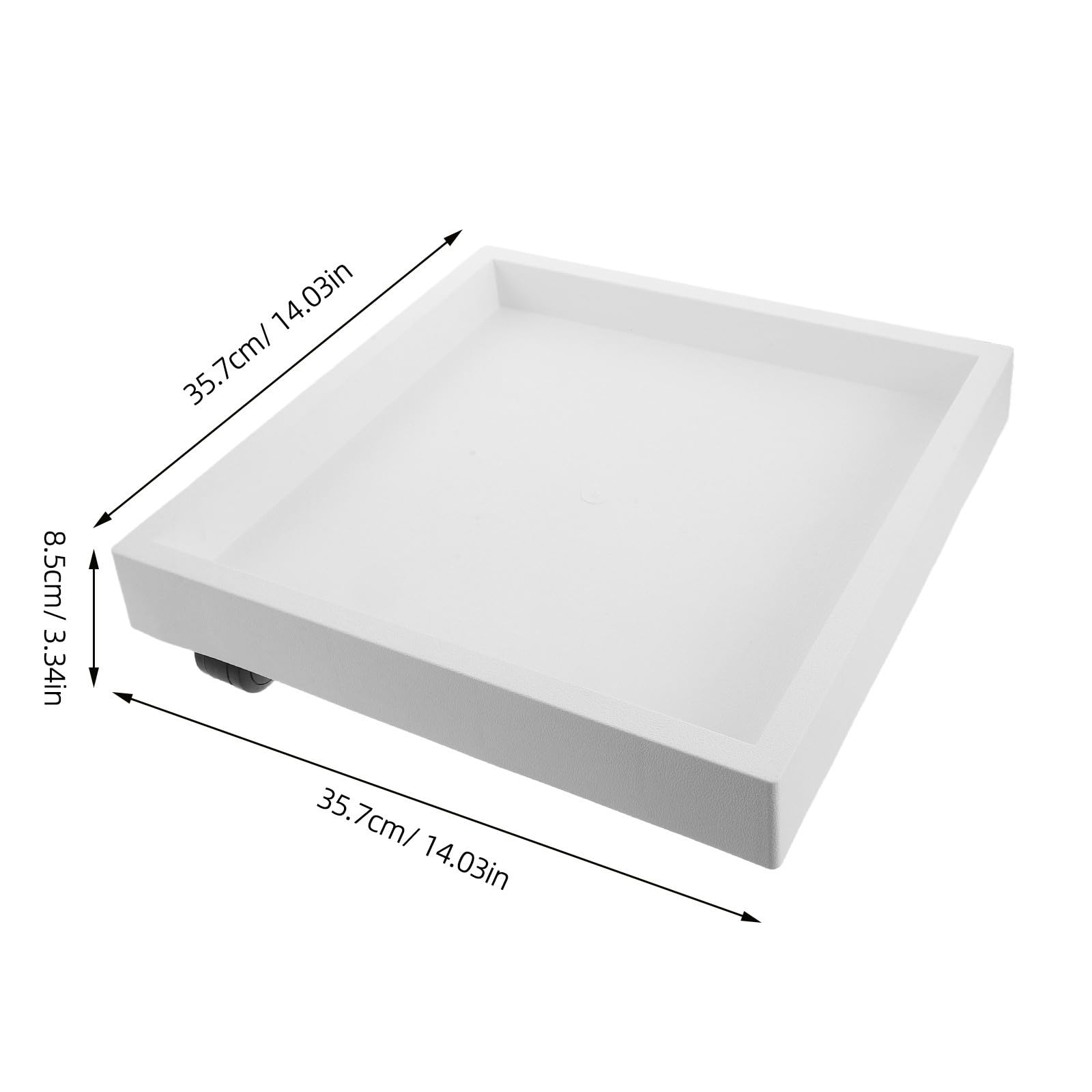 Vaschetta Raccogligocce Quadrata per Deumidificatore 100kg