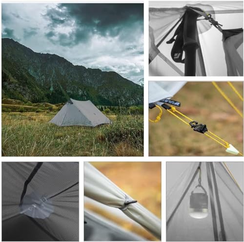 KIKILIVE New lanshan Outdoor Ultralight Camping Tent lightweight Tent,2 Person backpacking tent lightweight Mesh Shelter-Perfect for Camping,Backpacking and Thru-Hikes - Image 2